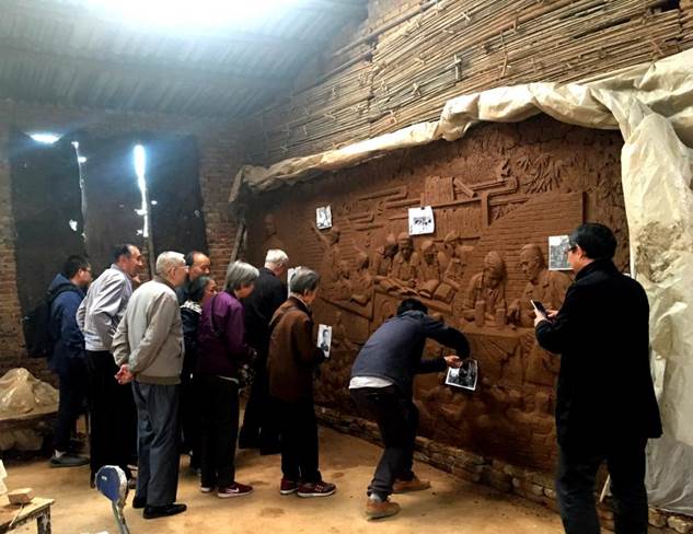 知名教授家属现场指导创作-1